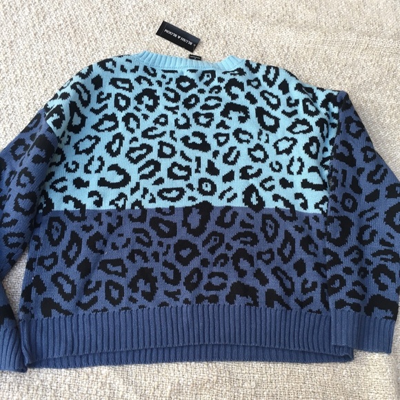 Blush & Bloom | NWT Leopard Color Block Sweater - Picture 9 of 10